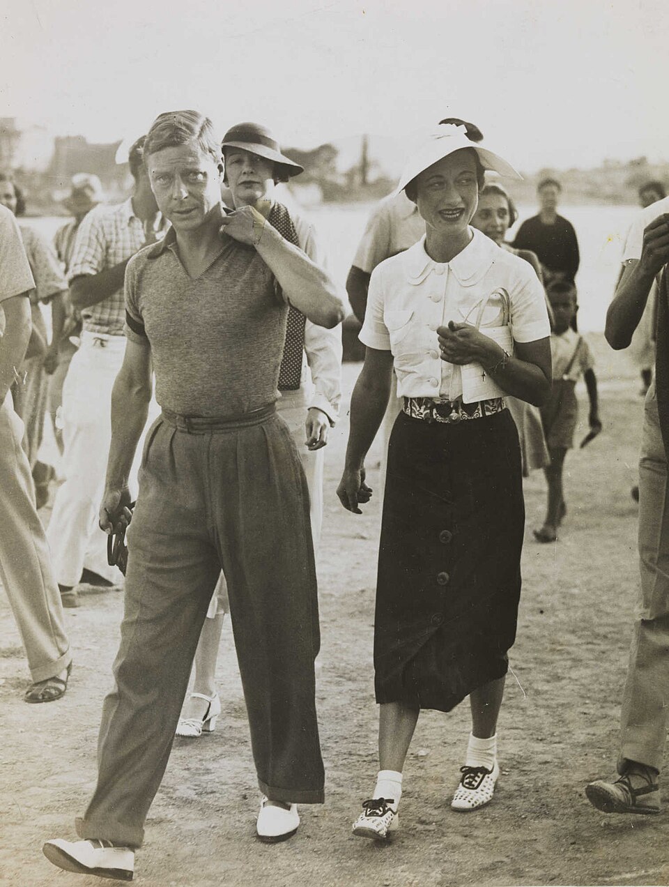 Eduardo VIII y Wallis Simpson de vacaciones en Yugoslavia, verano de 1936